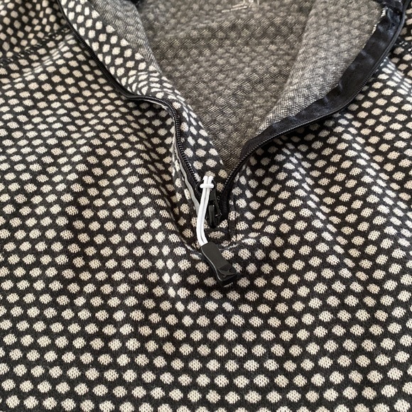 Eddie Bauer Black and White or Gray Pullover Partial Zip Top S - Picture 5 of 17